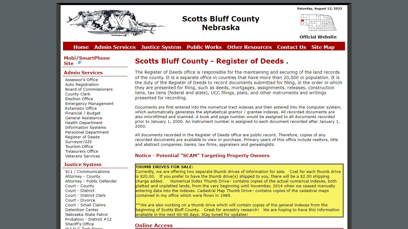 Register of Deeds - Scotts Bluff County Nebraska